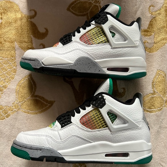 Women’s 2020 Nike Air Jordan 4 Retro 'Rasta' / Size 6 / Brand New in Box - Picture 5 of 12